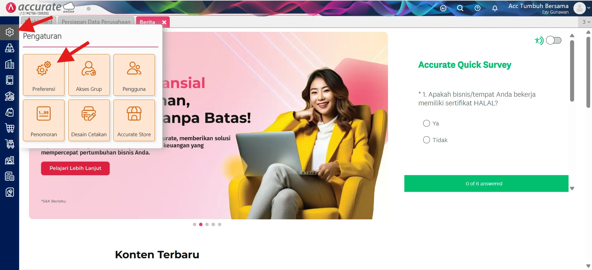 1 Membuat Faktur Pembelian Dimuka